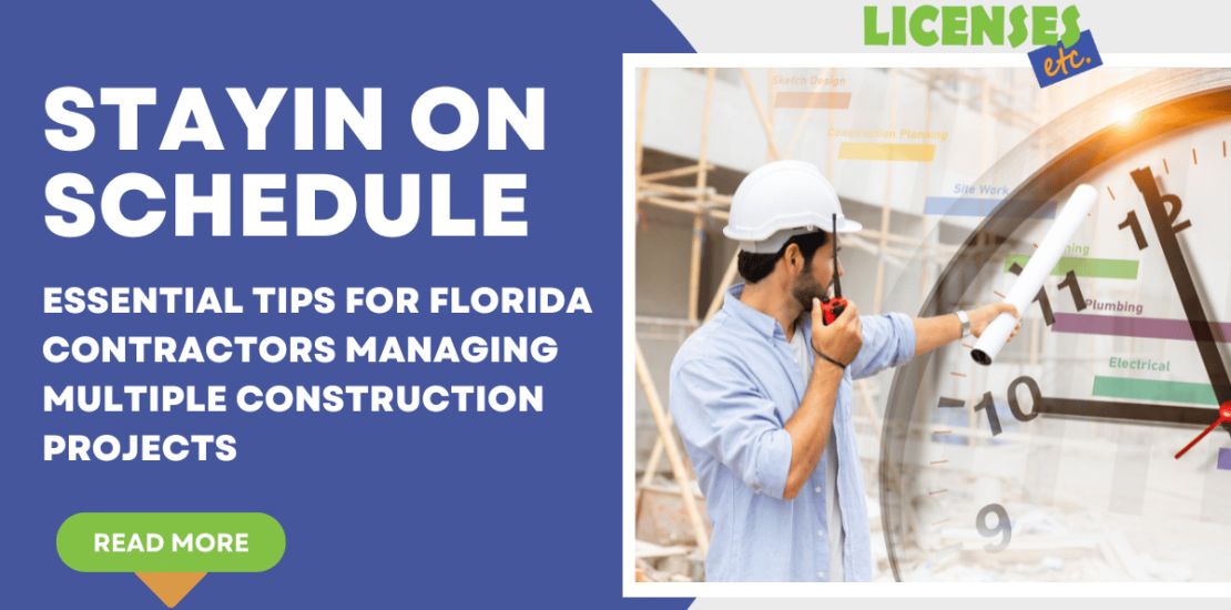 Get Your Florida Contractor License Fast & Stay On Schedule With Tasks