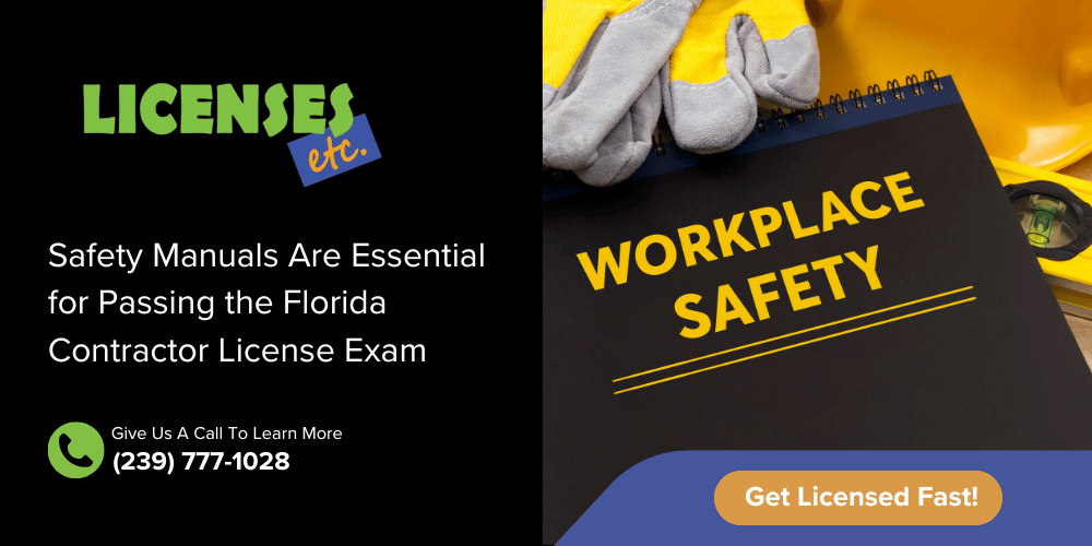 Safety Manuals Course Material For Florida Contractor License Exam